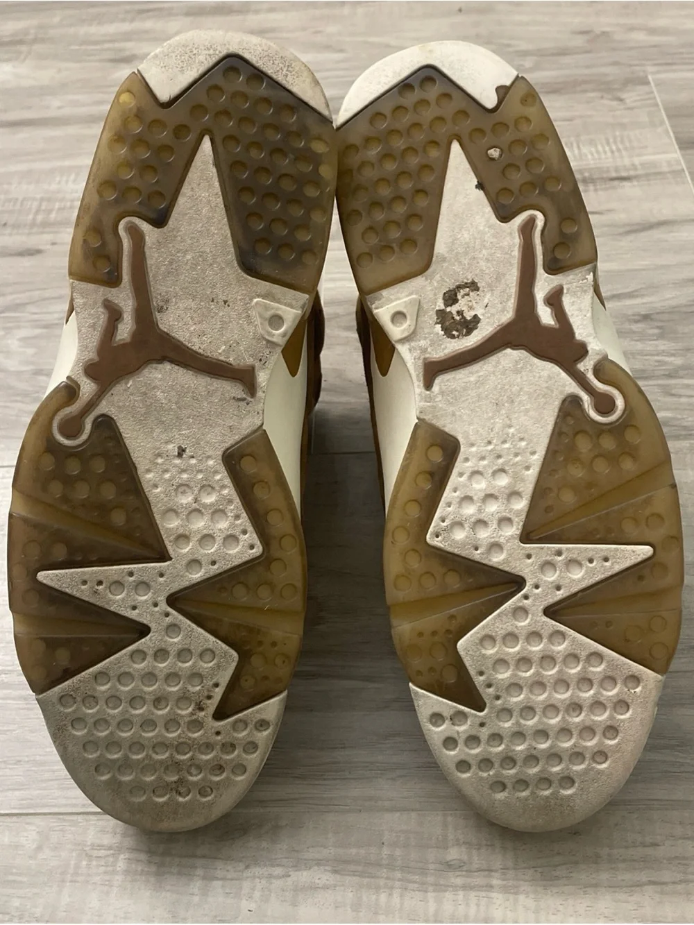Air Jordan 6 Retro Size 12 Wheat Suede High Top Sneakers With Box